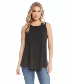 Karen Kane Tank Top -karen kane Sales Shop L12175 black 002 54931e90 6da9 4119 965f 0fd459a43648