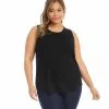 Karen Kane Plus Size Shirttail Tank -karen kane Sales Shop L12190W BLK 0581 2ba96adf 62e4 43c0 88b1 0520146f70e2