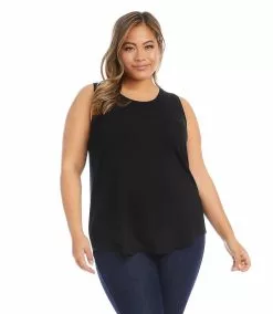 Karen Kane Plus Size Shirttail Tank