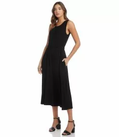 Karen Kane Sleeveless Artisan Dress -karen kane Sales Shop L13001 black 003 b710cb18 7a21 4602 b09a 1a5d621211ec