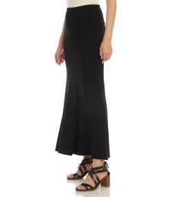 Karen Kane Pull On Maxi Flare Skirt -karen kane Sales Shop L13097 BLK 2996 c77dae99 066c 49c8 aade 5c97e605a600