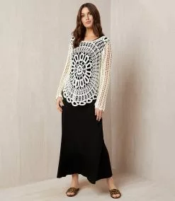 Karen Kane V-Back Midi Dress -karen kane Sales Shop L13497 black 004 708041f4 af08 480c a2fb 297a7dd40835