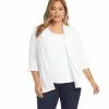 Karen Kane Plus Size Molly Cardigan -karen kane Sales Shop L13514W OWH 1366 d6b2efff ea10 4b9e 8256 d4a8b355c4c9