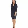 Karen Kane Cascade Wrap Dress -karen kane Sales Shop L13915 NAV 1319 f651d4cd 8fcd 4441 b3e2 4b3397975cce