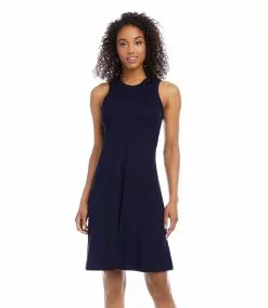 Karen Kane High Neck A Line Dress