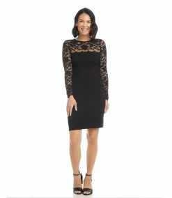 Karen Kane Blake Lace Dress -karen kane Sales Shop L14229 BLK 1630 ba1328ac 7977 44a3 99cd 5d2f8e4246a4