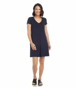 Karen Kane Quinn V Neck Pocket Dress