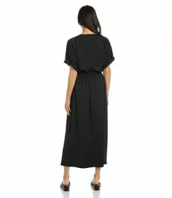 Karen Kane Cuffed Sleeve Dress -karen kane Sales Shop L48566 BLK 002 ff9af921 b68e 4ff9 9491 d10775541e47
