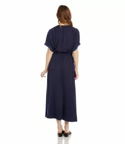 Karen Kane Cuffed Sleeve Dress -karen kane Sales Shop L48566 NAV 003 f1617ec2 fabc 4734 b1bc b563bc8340ee