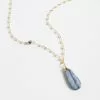 Karen Kane Kyanite Pendant Necklace 2 Karen Kane Kyanite Pendant Necklace -karen kane Sales Shop N100051 BLU 2