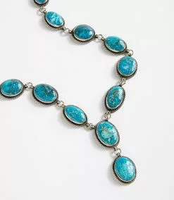 Karen Kane Turquoise Lariat Necklace