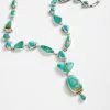 Karen Kane Modern Turquoise Lariat Necklace 1 Karen Kane Modern Turquoise Lariat Necklace -karen kane Sales Shop N100055 002