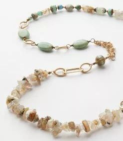 Karen Kane Beaded Quartz Necklace