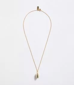 Karen Kane Shell Pendant Necklace -karen kane Sales Shop N200022 GOL 1