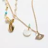 Karen Kane Multi Strand Beaded Charm Necklace -karen kane Sales Shop N200023 GOL 2