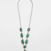 Karen Kane Turquoise Stone Station Necklace 1 Karen Kane Turquoise Stone Station Necklace -karen kane Sales Shop N200025 TUR 1 1