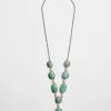 Karen Kane Turquoise Stone Station Necklace -karen kane Sales Shop N200026 TUR 1