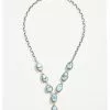 Karen Kane Turquoise Stone Necklace -karen kane Sales Shop N200028 TUR 1