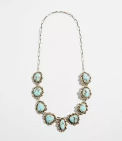 Karen Kane Turquoise Stone Necklace