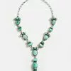 Karen Kane Carico Lake Turquoise Stone Lariat Necklace -karen kane Sales Shop N200040 35773