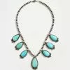 Karen Kane Vintage Turquoise & Sterling Silver Necklace -karen kane Sales Shop N200041 TUR 1 1