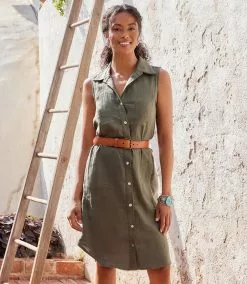 Karen Kane Sleeveless Shirtdress