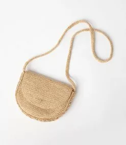 Karen Kane Raffia Crossbody Bag