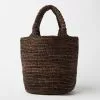 Karen Kane Raffia Tote Bag -karen kane Sales Shop T100012 BROWN 1345