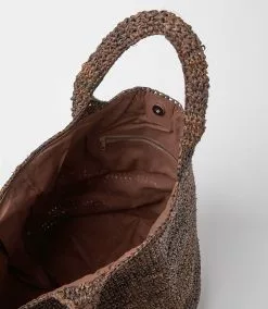 Karen Kane Raffia Tote Bag 6 Karen Kane Raffia Tote Bag -karen kane Sales Shop T100012 BROWN 1347
