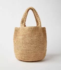 Karen Kane Raffia Tote Bag