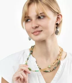 Karen Kane Beaded Quartz Necklace -karen kane Sales Shop av5