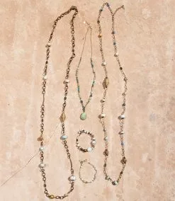 Karen Kane Beaded Chain Necklace 9 Karen Kane Beaded Chain Necklace -karen kane Sales Shop b04 04 23 KK Location5274