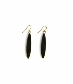 Karen Kane Kenyan Lancet Earrings -karen kane Sales Shop e100001 blackwithgold 001 4380d472 57b8 41e5 a22b 6f7b69f4c04c