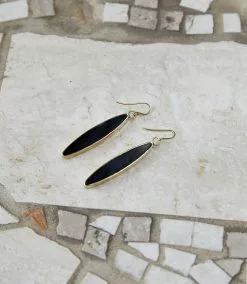 Karen Kane Kenyan Lancet Earrings -karen kane Sales Shop e100001 blackwithgold 003 25b3d8cd 7dd7 4d8a aa63 0eaa879339d6