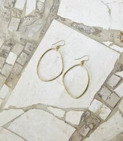 Karen Kane Kenyan Iconoclast Hoop Earrings