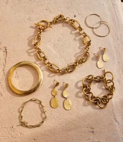 Karen Kane Gold Chain Bracelet -karen kane Sales Shop goldcollage