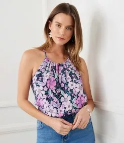 Karen Kane Shirred Tank