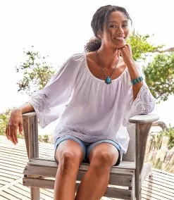 Karen Kane Flutter Sleeve Top