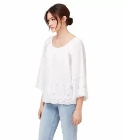 Karen Kane Flutter Sleeve Top -karen kane Sales Shop karekane 2023 summer 2L70182 OWH 004