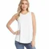 Karen Kane Petite Size Tank Top -karen kane Sales Shop karenkane 2018 spring L12175 WHT 003 b0c98d6b 9eee 48f9 bed2 9155c8ad9f28