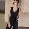 Karen Kane Tie-Front Jumpsuit -karen kane Sales Shop karenkane 2020 spring mailer L46132 BLK 001 721b009d f6c5 4282 bef9 23b0abd1a541