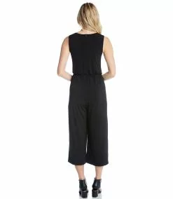 Karen Kane Tie-Front Jumpsuit -karen kane Sales Shop karenkane 2020 spring mailer L46132 BLK 005 57569536 37ed 40a9 82b5 51eccd8e68b3