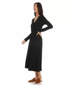 Karen Kane Midi Jersey Dress -karen kane Sales Shop karenkane 2021 fall 3L13094 BLK 004 043cf567 fadf 4af0 b88b 9fce7c88b333