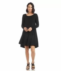 Karen Kane Long Sleeve Maggie Trapeze Dress 12 Karen Kane Long Sleeve Maggie Trapeze Dress -karen kane Sales Shop karenkane 2021 fall L13426 BLK 001 cbacd9f3 c983 411d ab56 950495d1e9e2