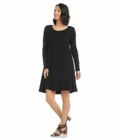 Karen Kane Long Sleeve Maggie Trapeze Dress 14 Karen Kane Long Sleeve Maggie Trapeze Dress -karen kane Sales Shop karenkane 2021 fall L13426 BLK 003 be007b9f 238b 4a7e 8637 896cd81026ce