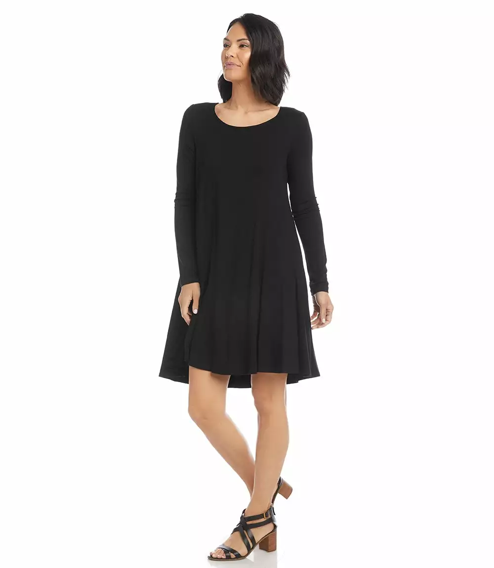 Karen Kane Long Sleeve Maggie Trapeze Dress 7 Karen Kane Long Sleeve Maggie Trapeze Dress - Image 5