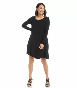 Karen Kane Long Sleeve Maggie Trapeze Dress 15 Karen Kane Long Sleeve Maggie Trapeze Dress -karen kane Sales Shop karenkane 2021 fall L13426 BLK 005 ca86996d 3713 4407 93fa 97dd8d18a574