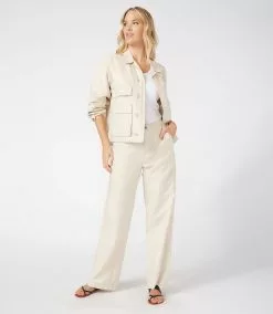 Karen Kane Cargo Jacket -karen kane Sales Shop karenkane 2021 summer 1L01194 NAT 006