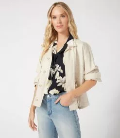 Karen Kane Cargo Jacket -karen kane Sales Shop karenkane 2021 summer 1L01194 NAT 008