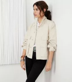 Karen Kane Cargo Jacket -karen kane Sales Shop karenkane 2021 summer 1L01194 NAT 010